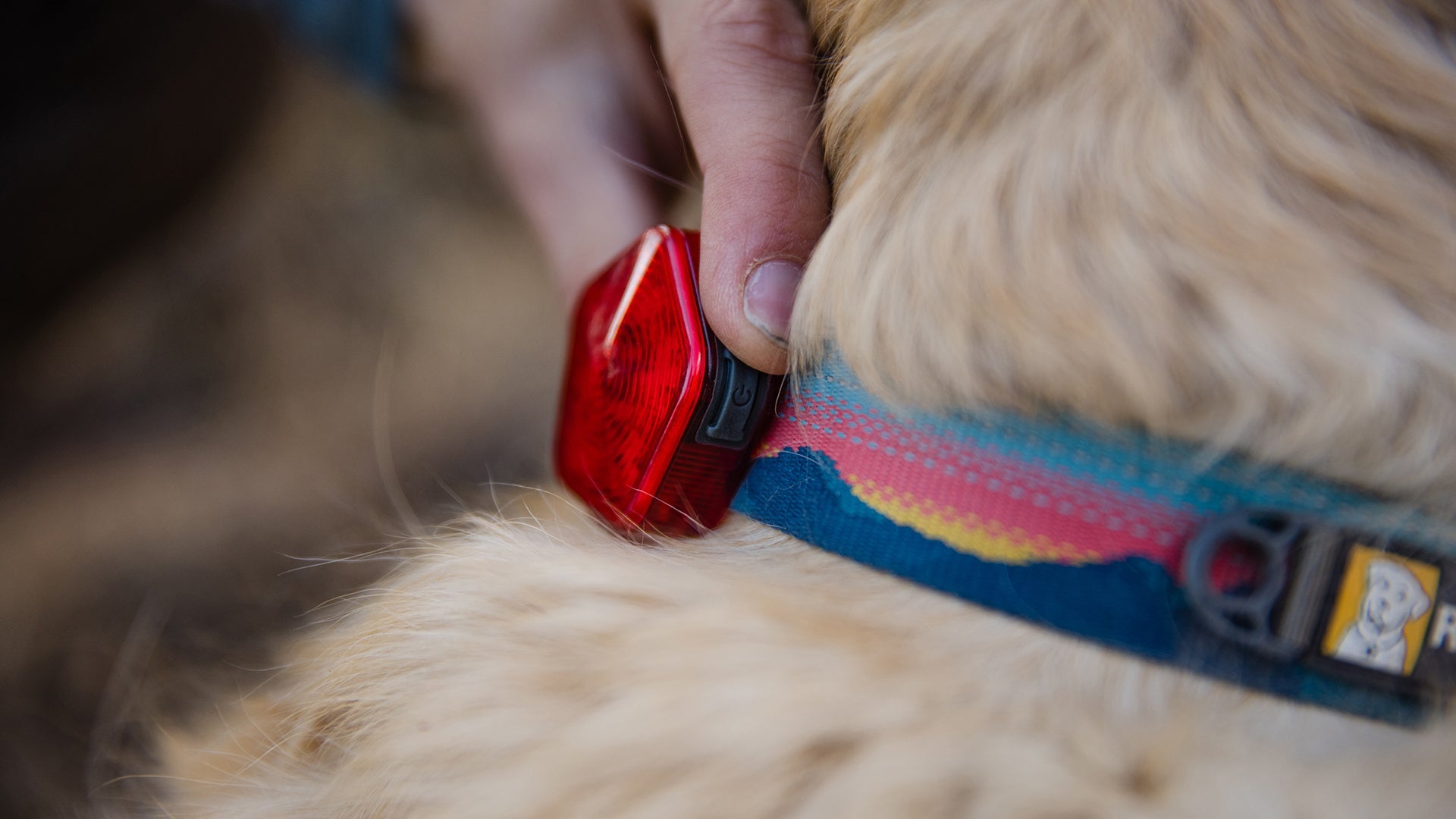 Audible Beacon Safety Light for Guide Dogs and the Blind Ruffwear