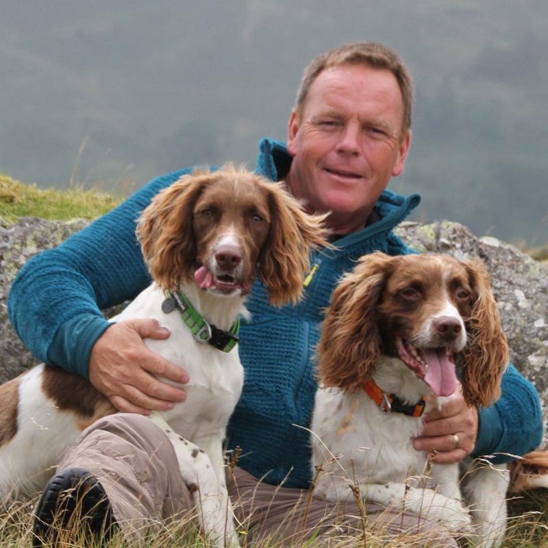 Kerry and his two dogs.