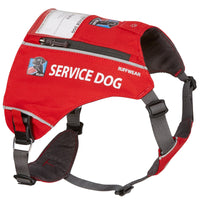 Access ID vest reads service dog on the side with an ID holder on top.