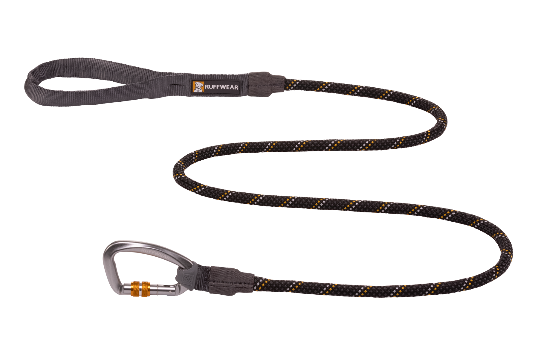 Rope dog top leash with carabiner
